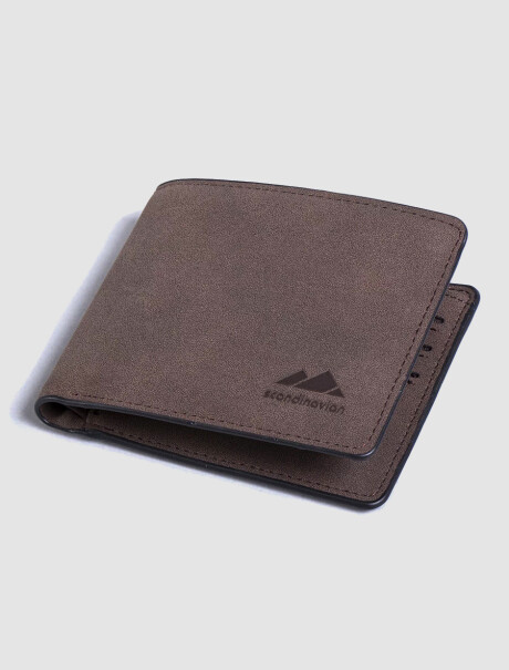 Billetera Nobuk Marron