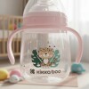 Vaso KIKKABOO 6m+ boquilla silicona rosa