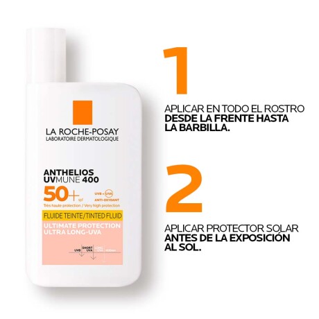La Roche Posay Anthelios uv Mune 400 Fluido invisible con color La Roche Posay Anthelios uv Mune 400 Fluido invisible con color