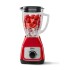 Licuadora Oster Con Vaso De Vidrio Rojo