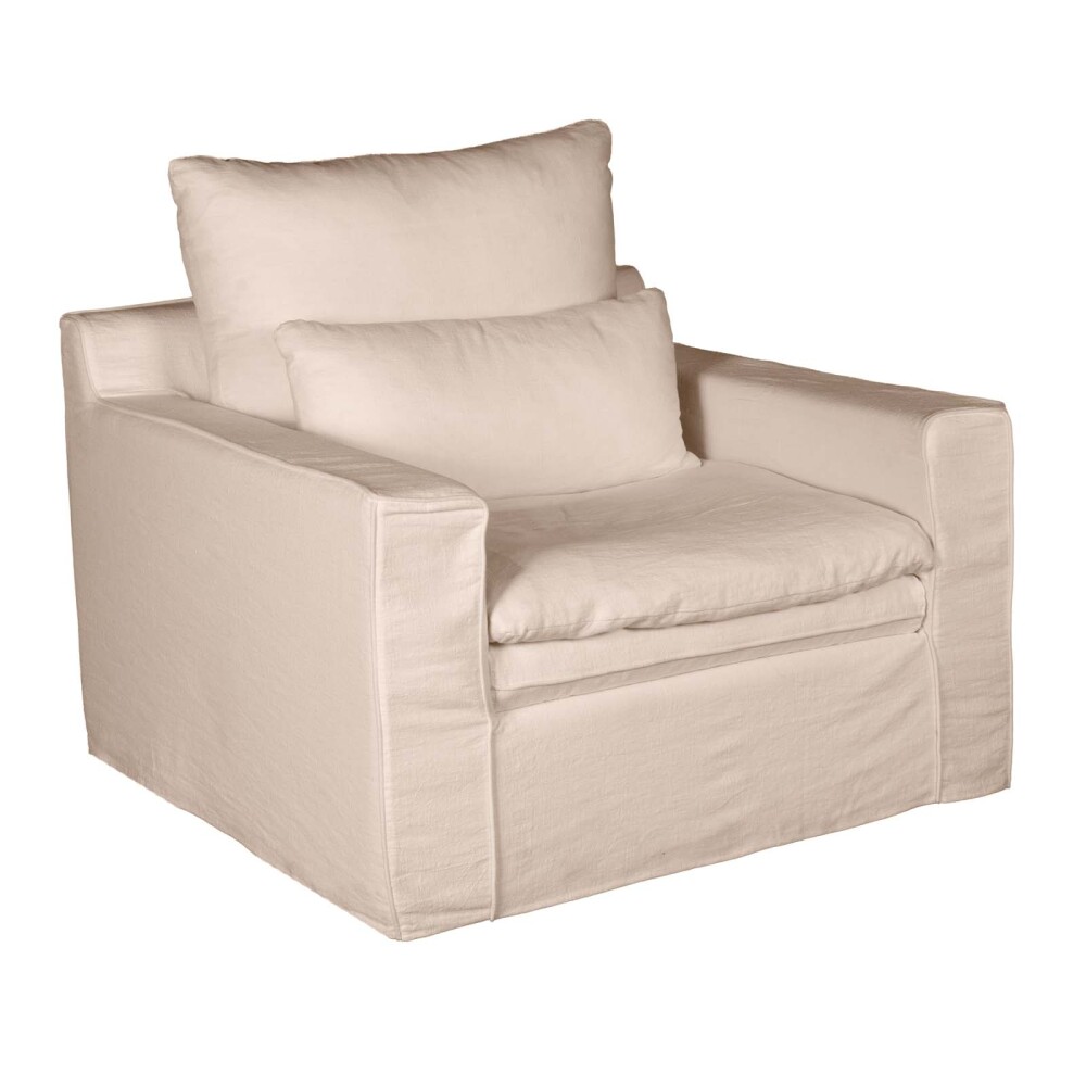 SOFÁ 1 CUERPO TELA NATURAL-BEIGE POSITANO BEIGE