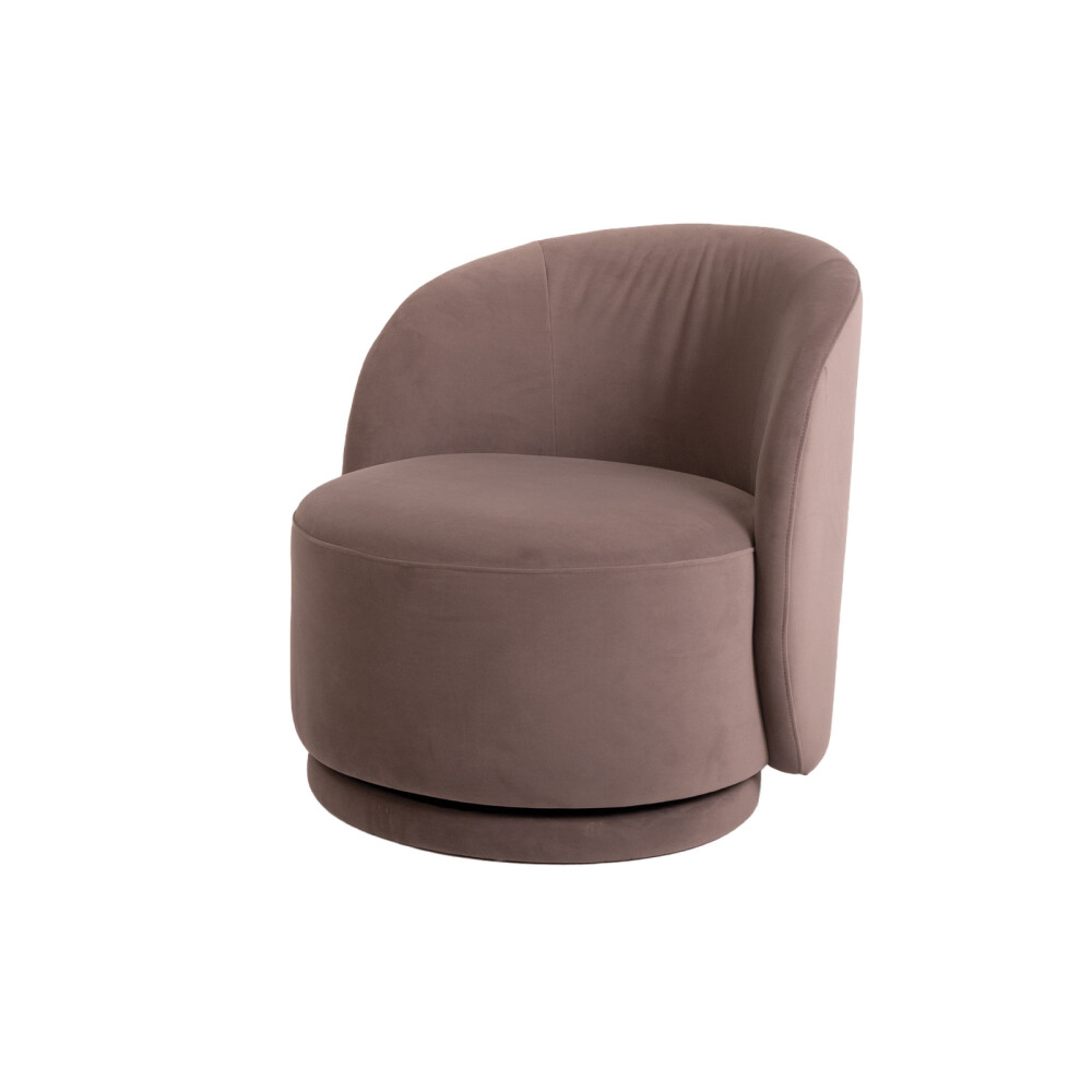 BUTACA GIRATORIA 1 CUERPO TELA NATURAL-BEIGE UMI BEIGE