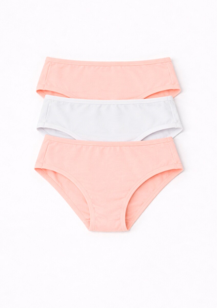KIT CON 3 BOMBACHAS DE NIÑA - ROSA 