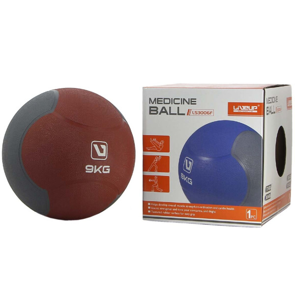 Live Up Medicine ball 9 kg Rojo