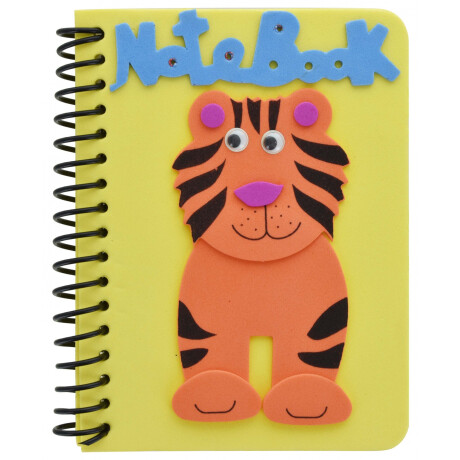 LIBRETA GOMA EVA MOTIVO INFANTIL RAYADA C/ESPIRAL 40HOJAS 23093 LIBRETA GOMA EVA MOTIVO INFANTIL RAYADA C/ESPIRAL 40HOJAS 23093