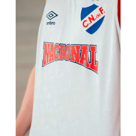 Remera Oficial Basket 2025 Nacional de Hombre Blanco