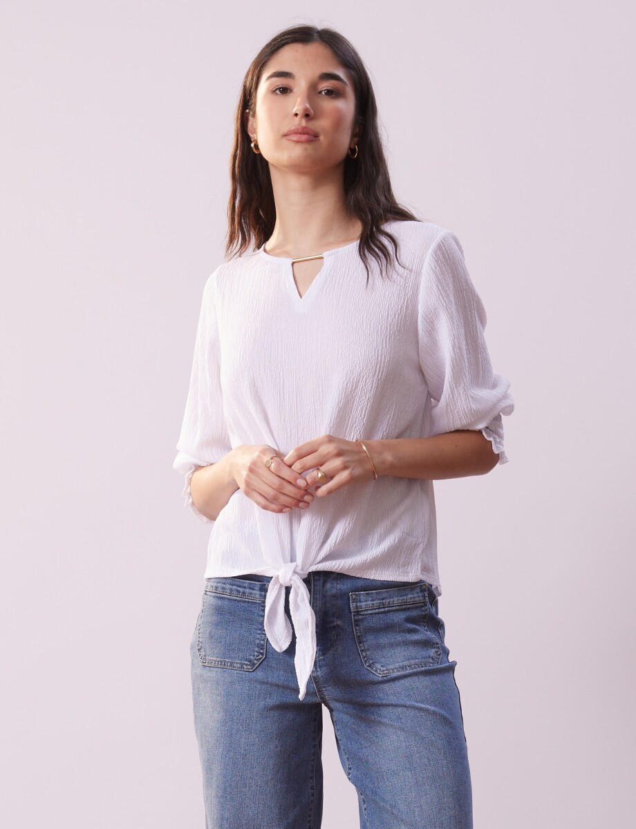 Blusa Nudo - Blanco 