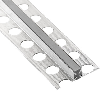 JUNTA DILATACION COLOR GRIS PERFIL ALUMINIO 10X10 2.5 MTS 000