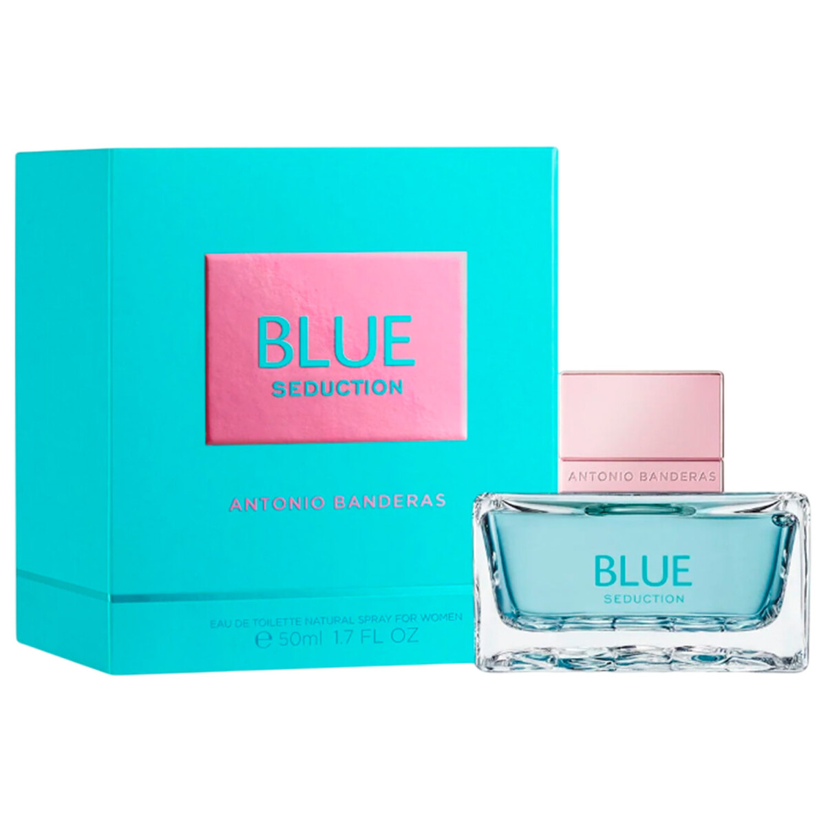 Perfume Antonio Banderas Blue Seduction EDT 50ml Para Mujer Aroma Floral 