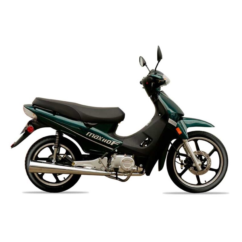 Moto Yumbo Cub Max110 F Llanta De Aleacion Verde