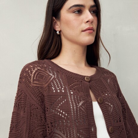 CARDIGAN EMMA Chocolate