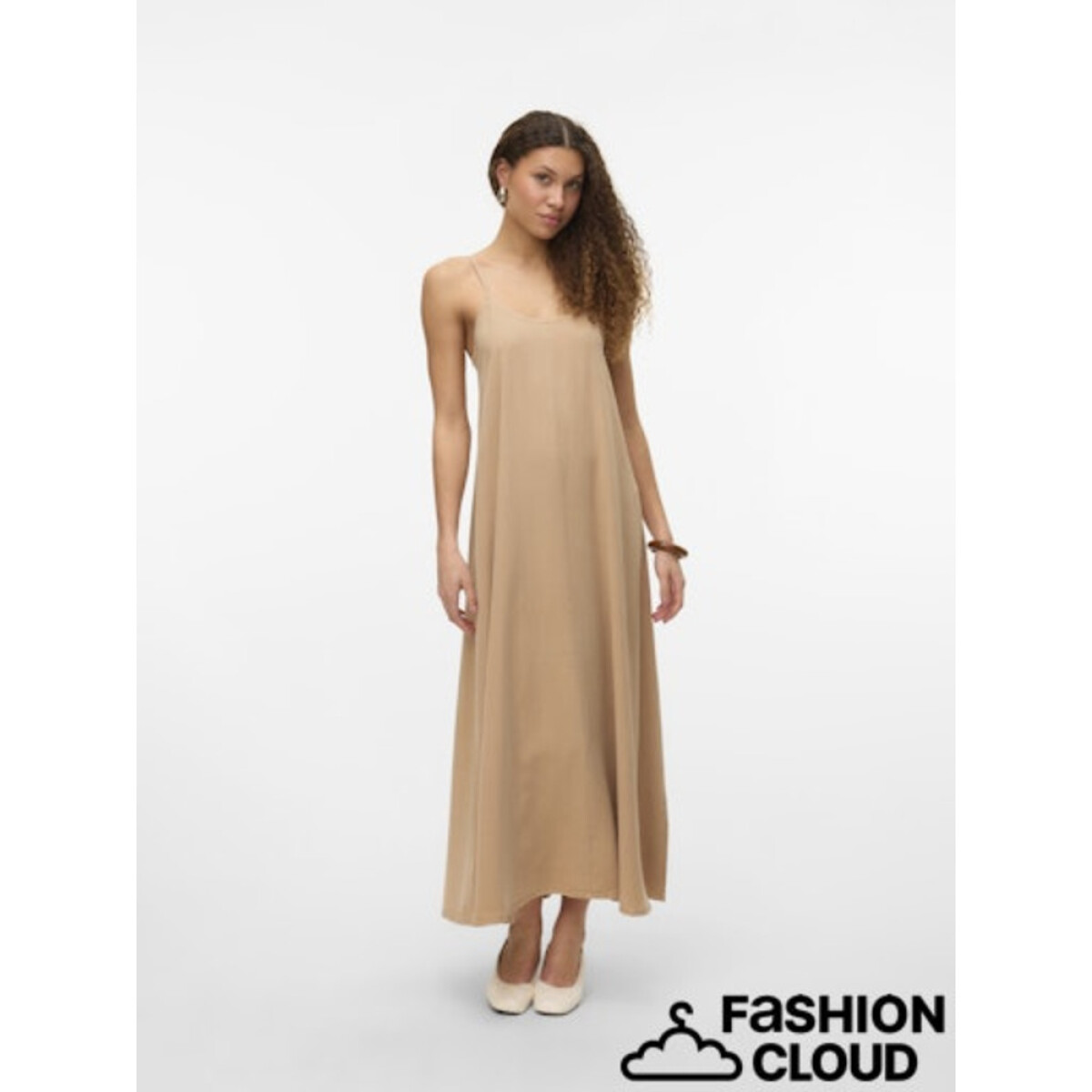 VMHARPER SL STRAP MAXI TENCEL DRESS GA - Nomad 