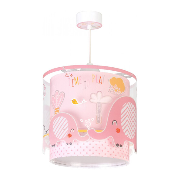 Lámpara colgante infantil E27 modelo LITTLE ELEPHANT flúor DA0218