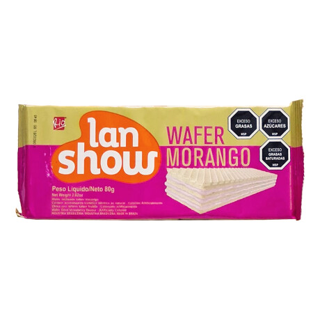 Waffle RIO Lan Show 80grs Frutilla