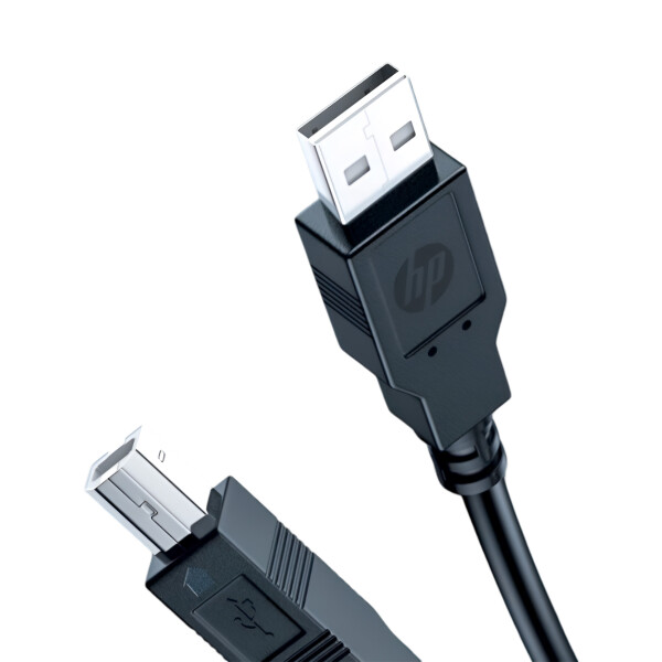 Cable HP DHCPT100 USB Para Impresoras Periféricos 2 Metros Color Negro