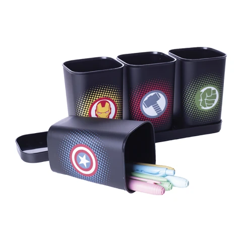 Pack x 4 Portalápices Infantiles Avengers U