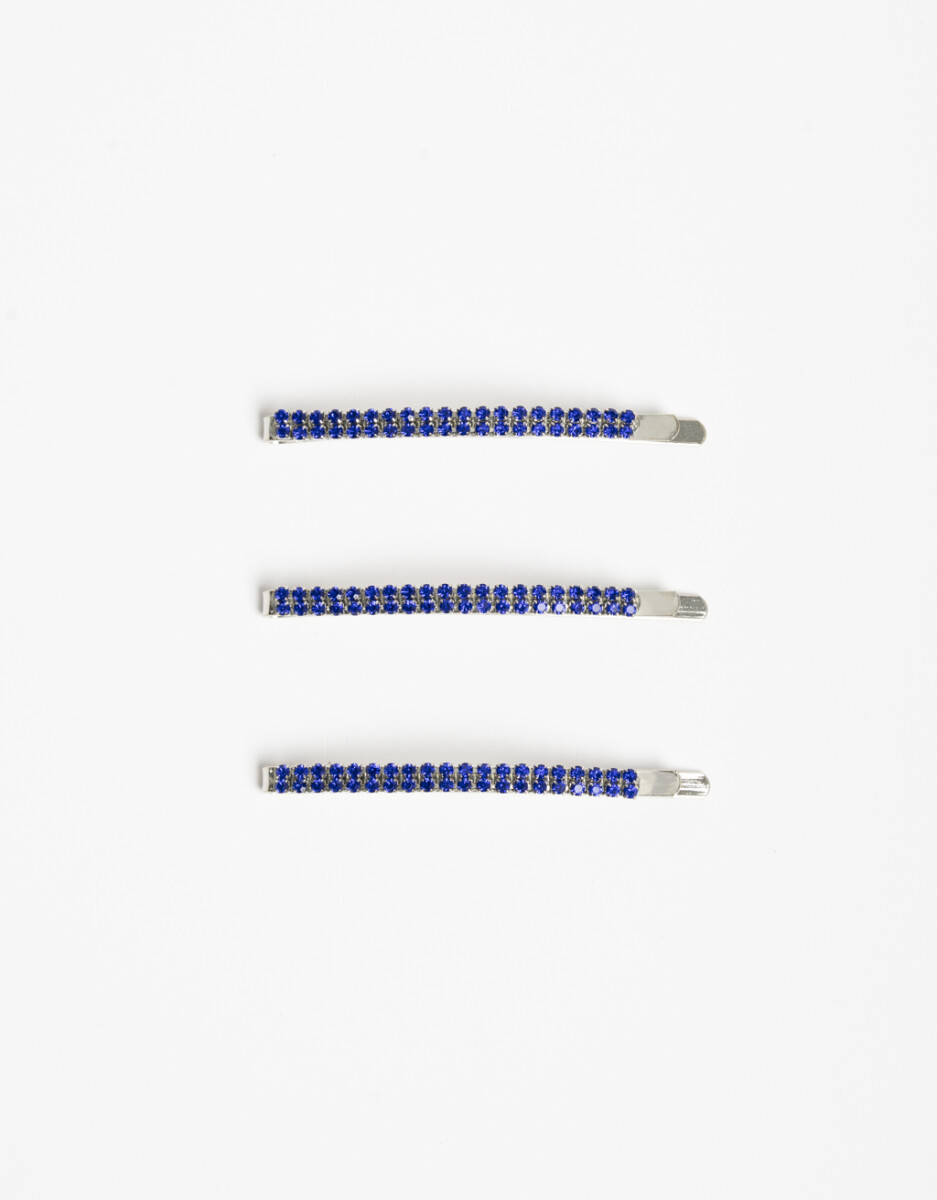 Set De 3 Horquillas Con Strass. 