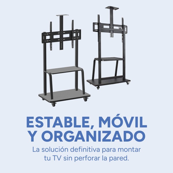 Soporte De Piso Para Tv Monitor 32 A 70 Pulgadas Ruedas Soporte De Piso Para Tv Monitor 32 A 70 Pulgadas Ruedas