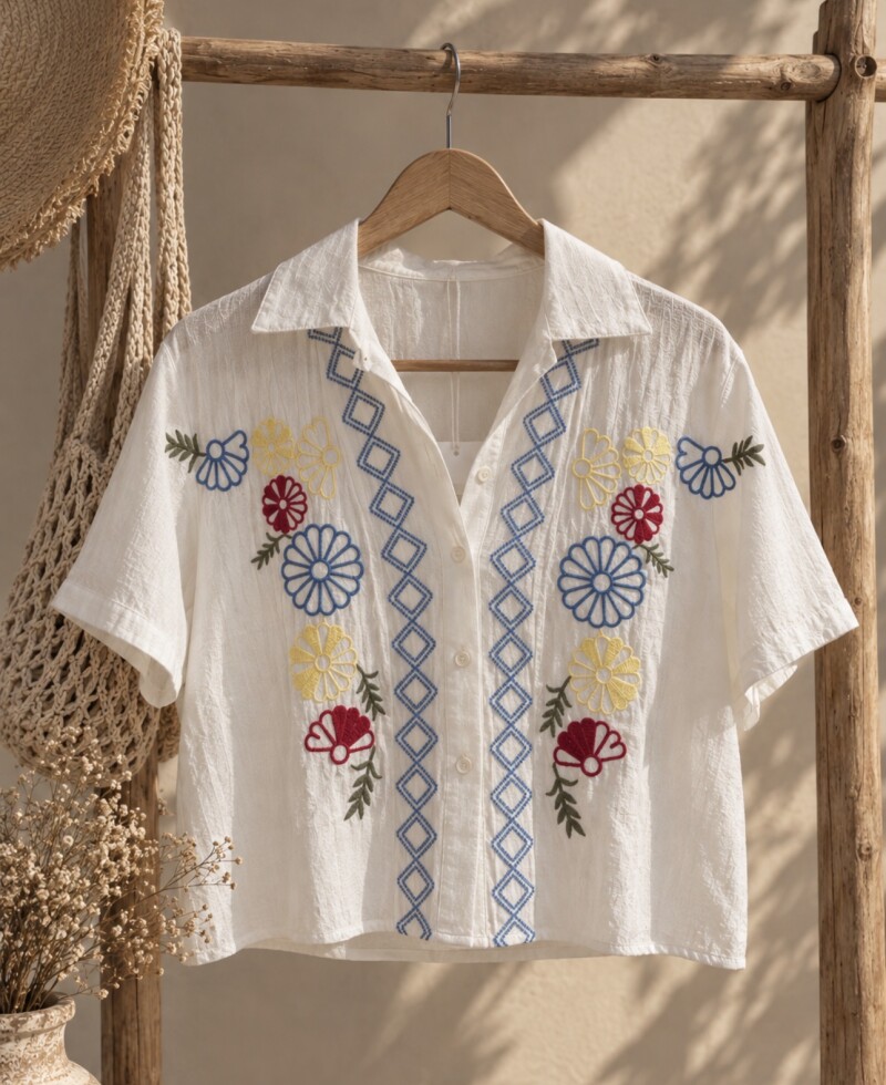 Camisa Sunrise PRE VENTA blanca