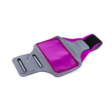 Porta celular deportivo chico para brazo Fucsia