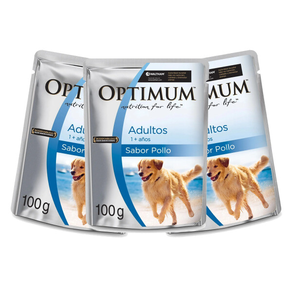 OPTIMUM DOG WET MED/LG 100G PACK X12 OPTIMUM DOG WET MED/LG 100G PACK X12