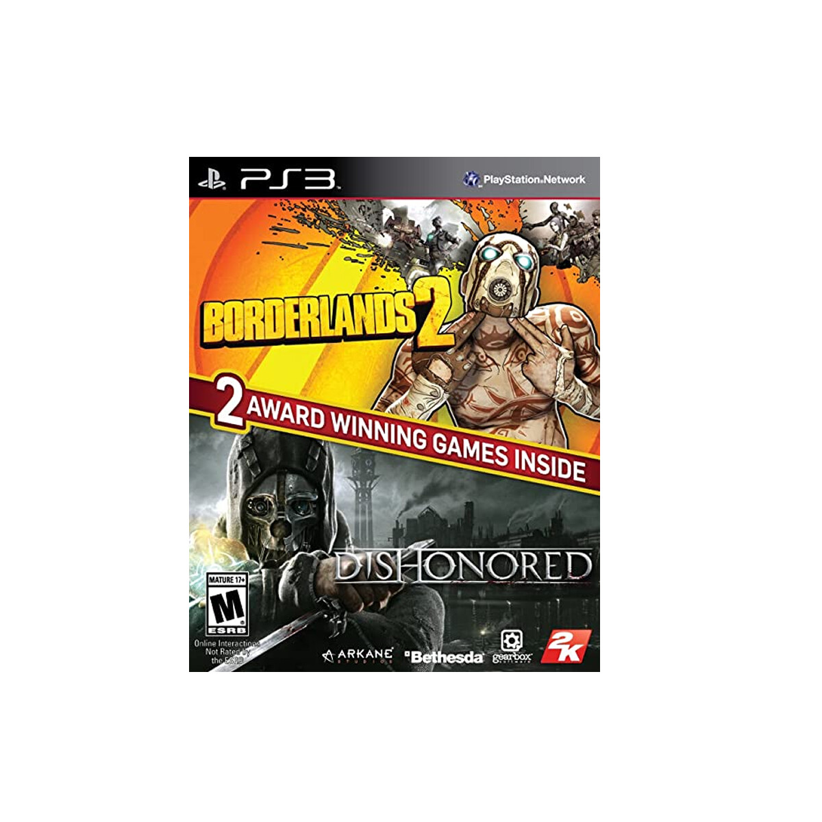 PS3 BORDERLANDS 2 + DISHONORED PACK 