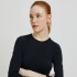 BLUSA ML FEM PRETO ESCURO