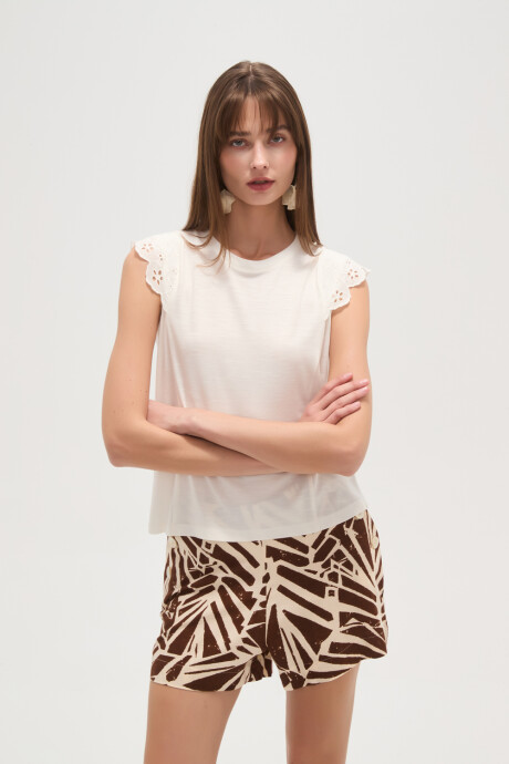 Remera Pitta Marfil / Off White