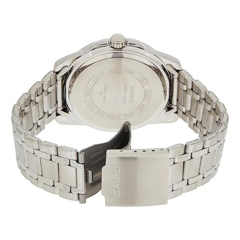 Reloj Análogo Casio MTP-1314D Resistente Al Agua Para Hombre Diseño Elegante Y Funcional Negro
