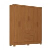 Ropero Primordial Max 6 Puertas 2 Cajones Cinamomo