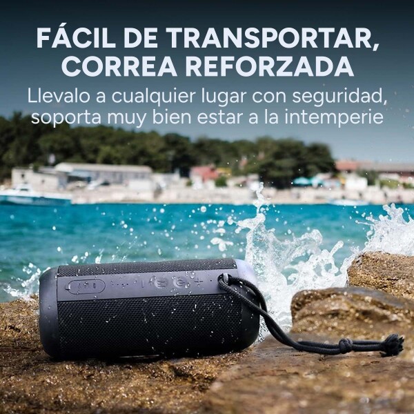 Parlante Bluetooth Portátil Mifa A8 Inalámbrico IPX8 30W Color Negro