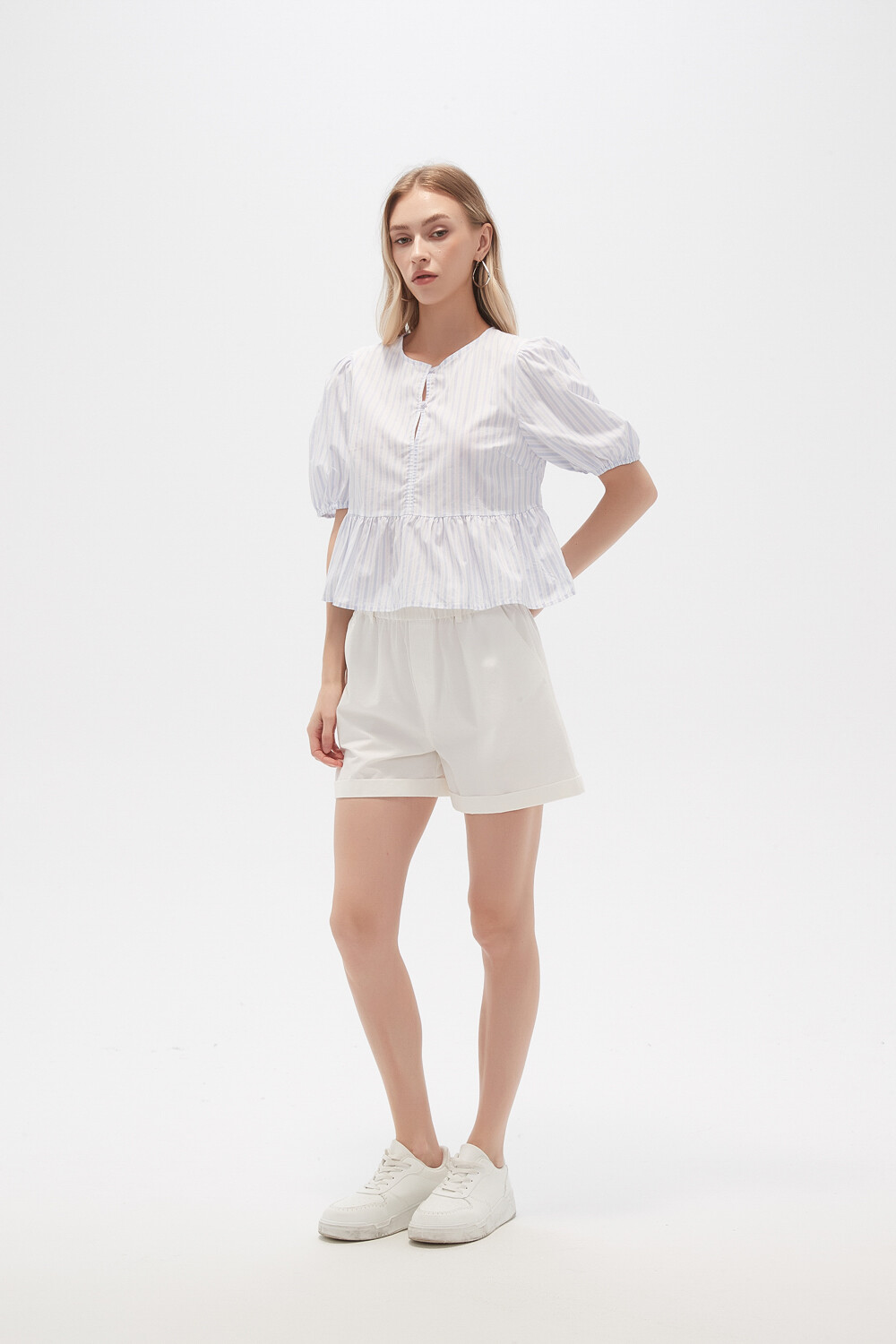 Short Polly Blanco