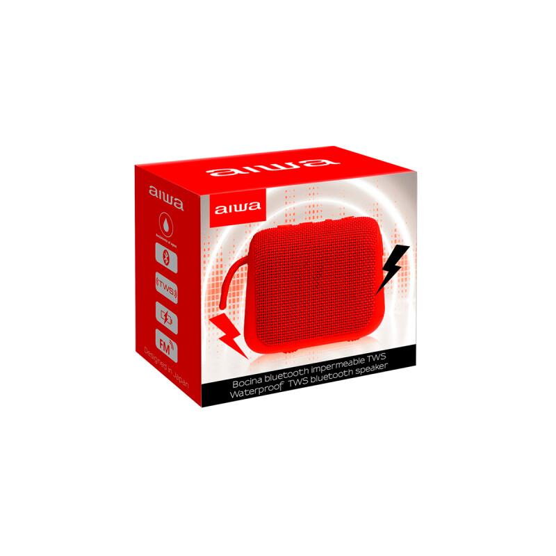 Parlante Portátil AW-KF3 Rojo