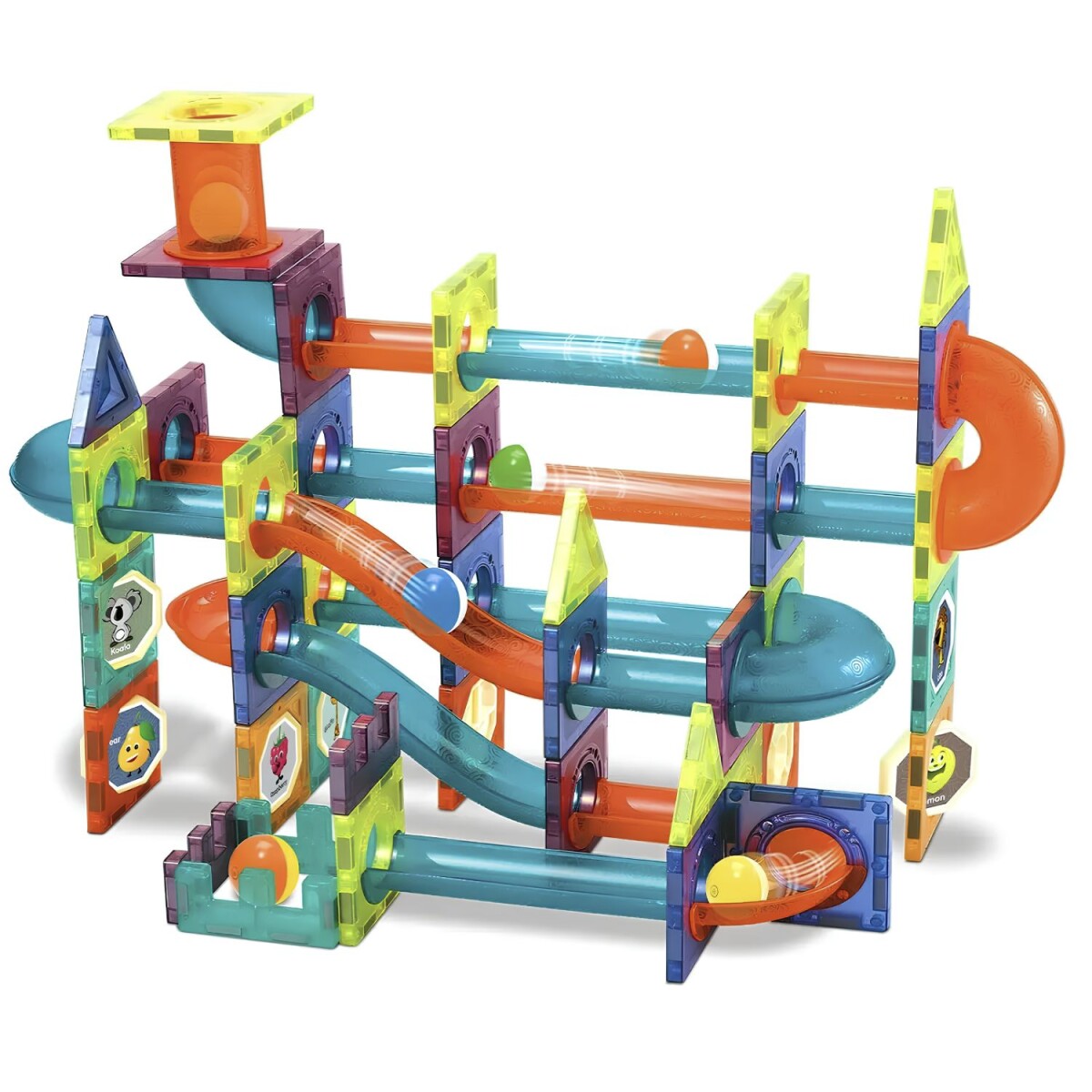 Juego De Bloques Para Niños 96 Piezas Magnéticas 