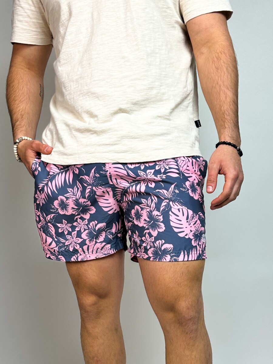 Short de baño estampado Reyes - Topo 