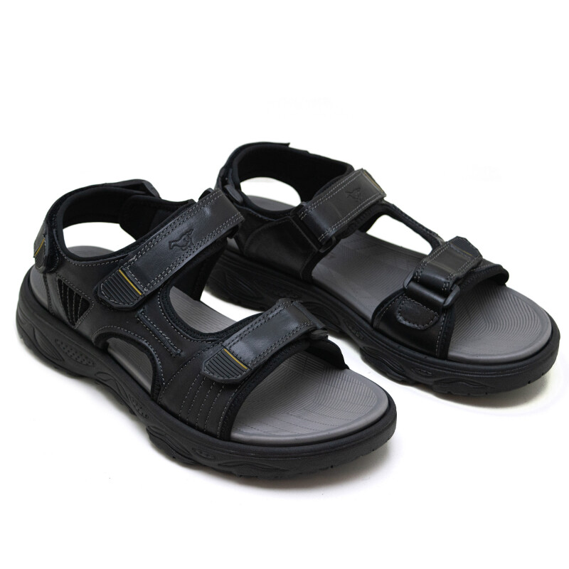 Sandalias Country Avola de Hombre - Avola Negro-gris