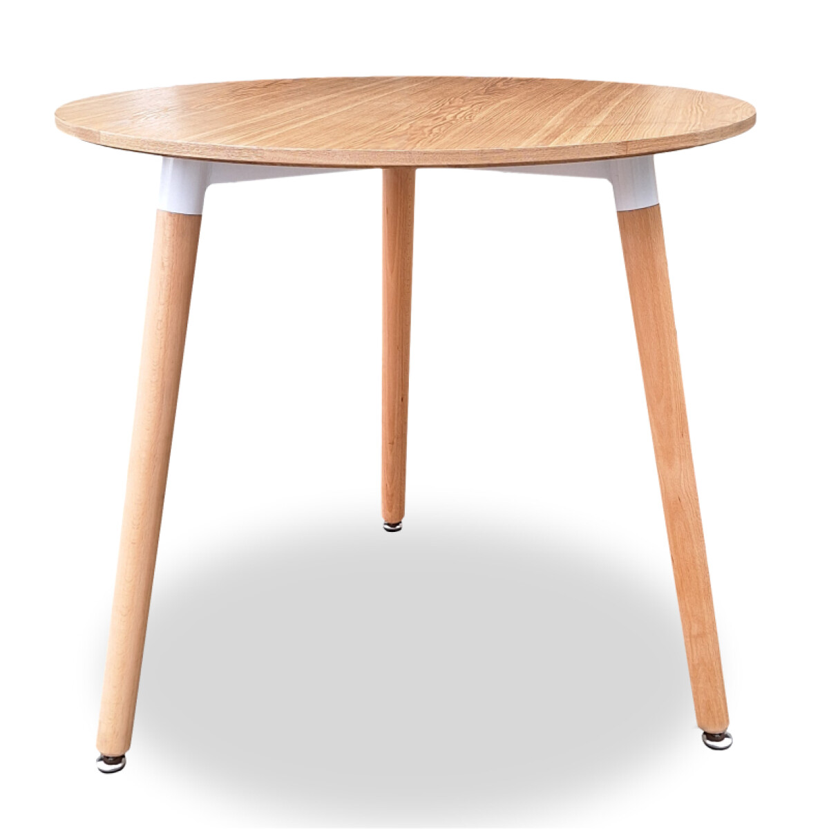 Mesa Eames Redonda de Madera para Comedor o Exterior 