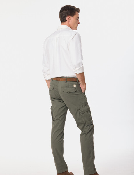 PANTALÓN CARGO Verde