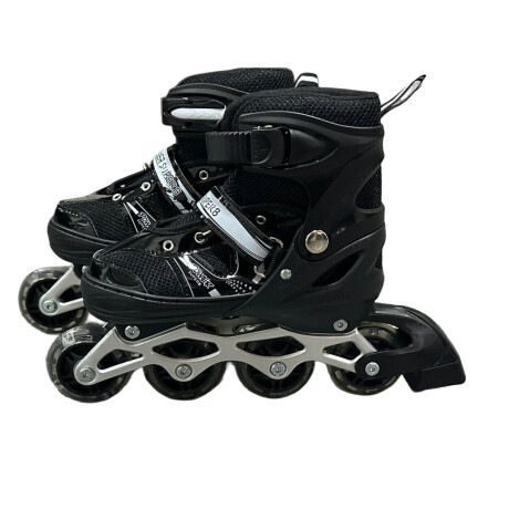 Roller Patín Extensible Talle 34-37 Negro NEGRO