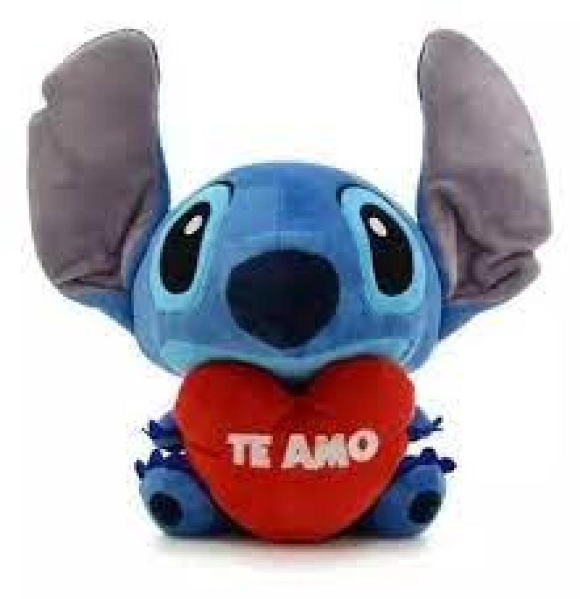 Peluche Stitch Sentado Corazón Te Amo 25cm 