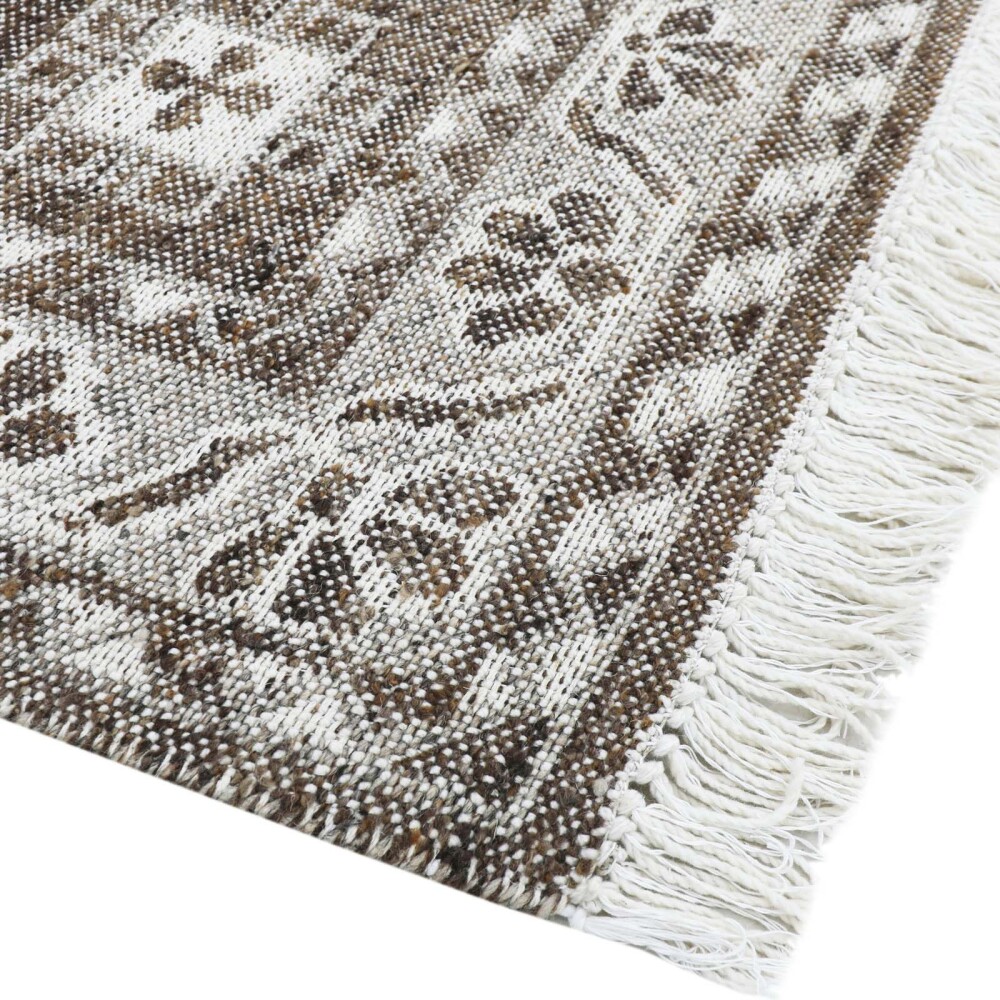 ALFOMBRA LANA-Y-POLIESTER MARRON ROSENT II