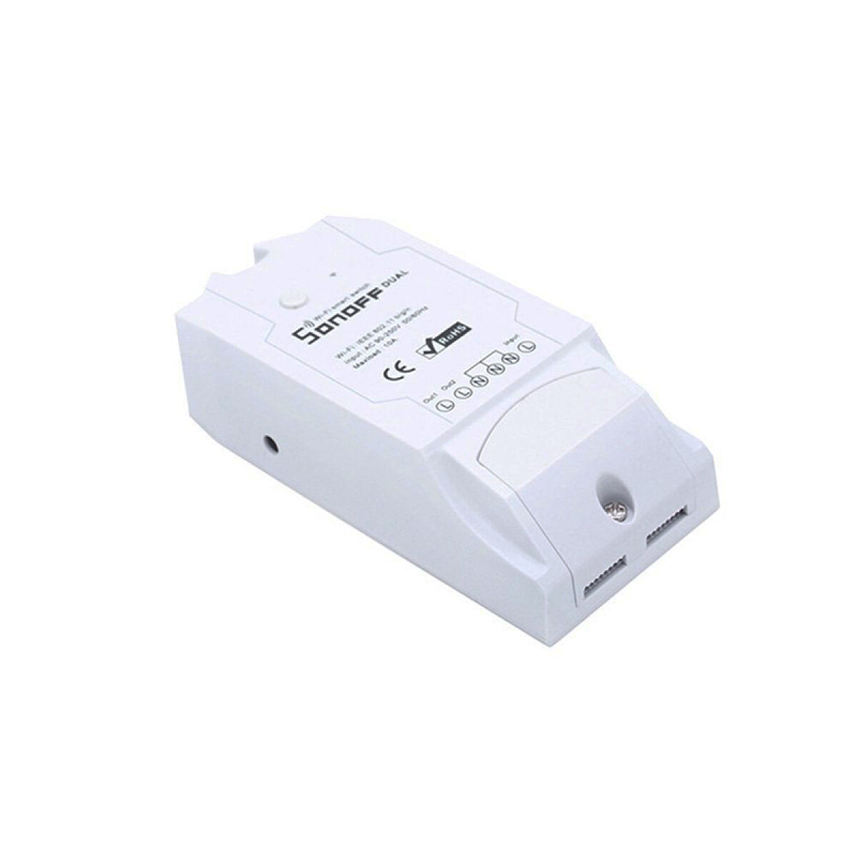 Interruptor inteligente WIFI p/riel DUAL R2 SONOFF - SO0110 