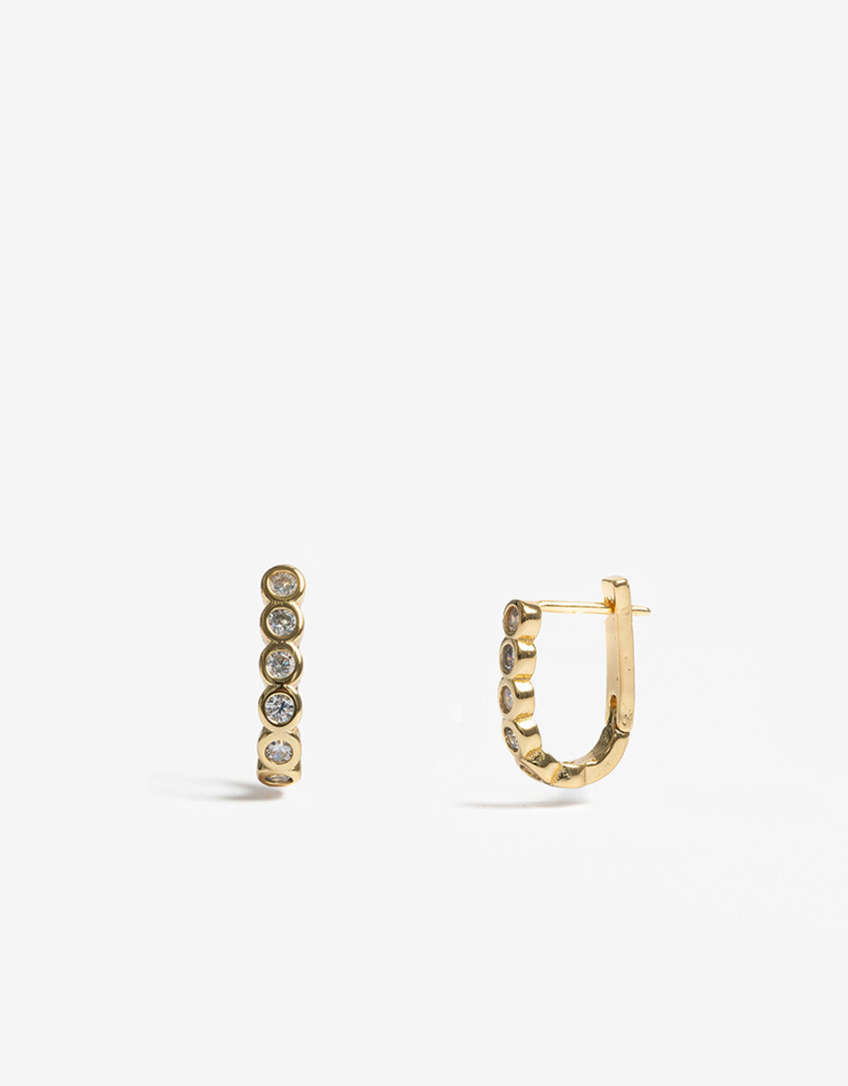 Argollas Con Cubic Zirconia 