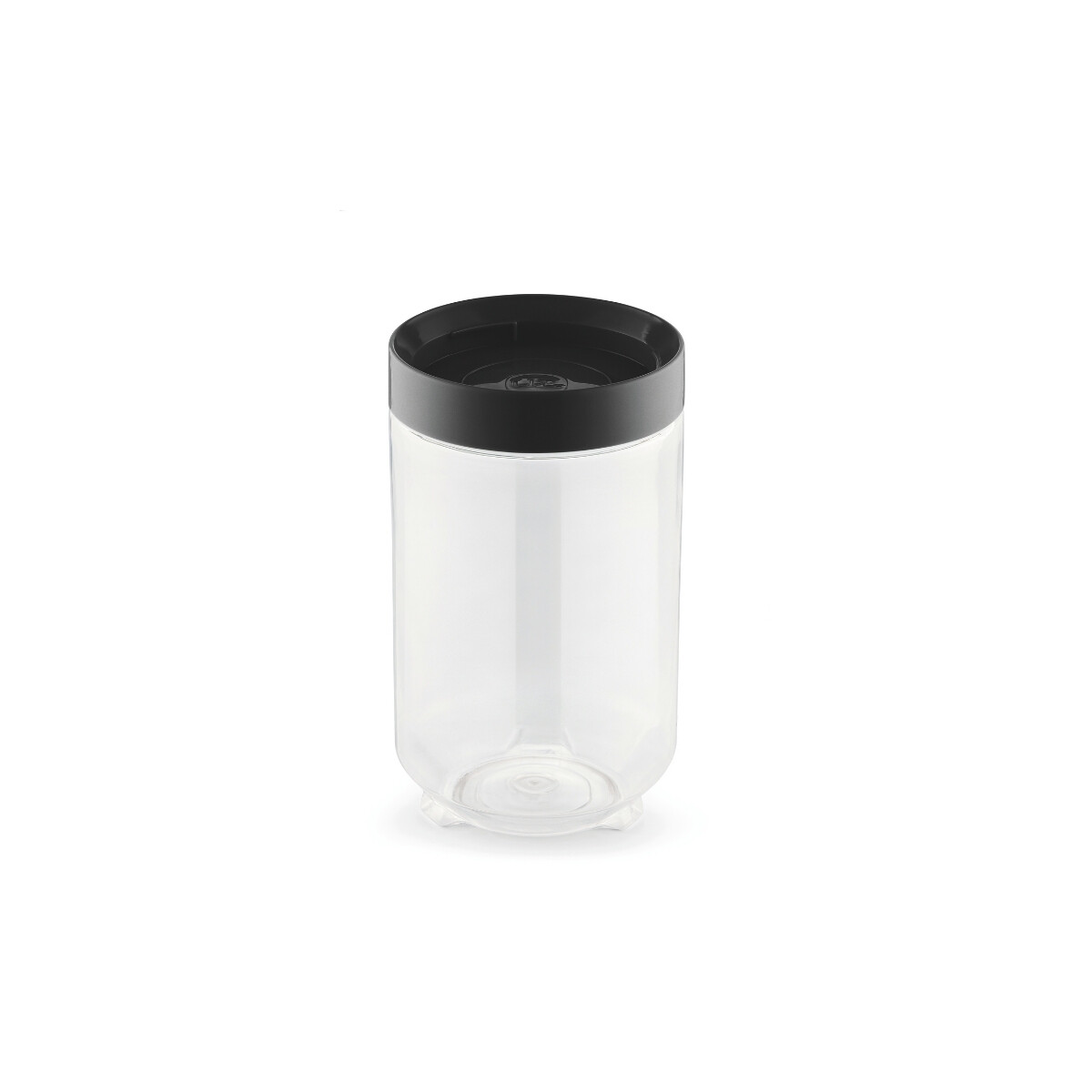 Frasco hermético plástico 900ml - NEGRO 