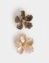 Broches Sets Hawaianas Set De Broches - Combinacion Bicolor