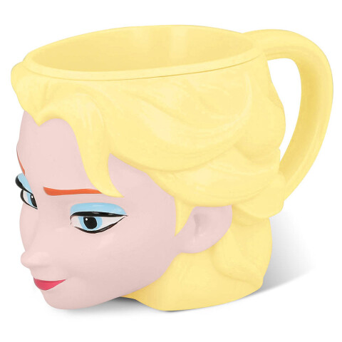 Taza Plástica 3D con Forma Frozen U