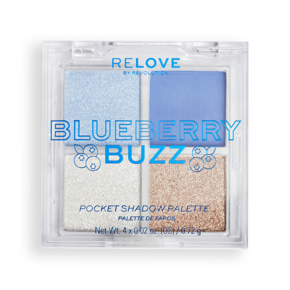 ombras de Ojos Makeup Revolution Relove Pocket Palette Blueberry 5g 