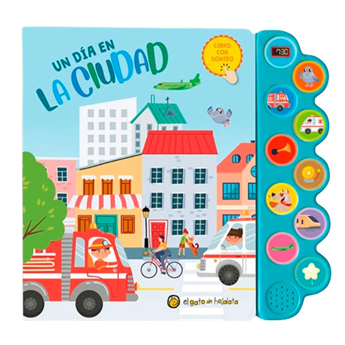 Libro Infantil un Día en la Ciudad Sonido 