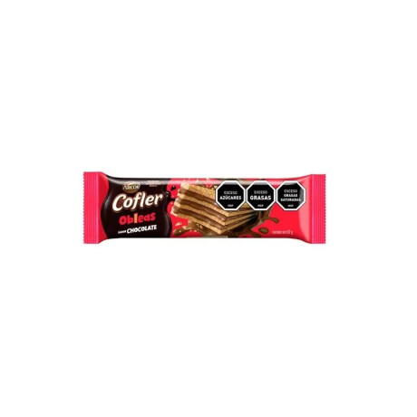 Waffle oblea Cofler 91g relleno chocolate Waffle oblea Cofler 91g relleno chocolate