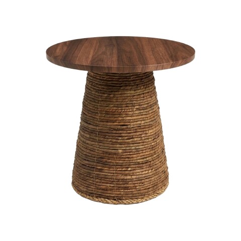 MESA CENTRO MARRON/BEIGE 45X45CM MED Unica